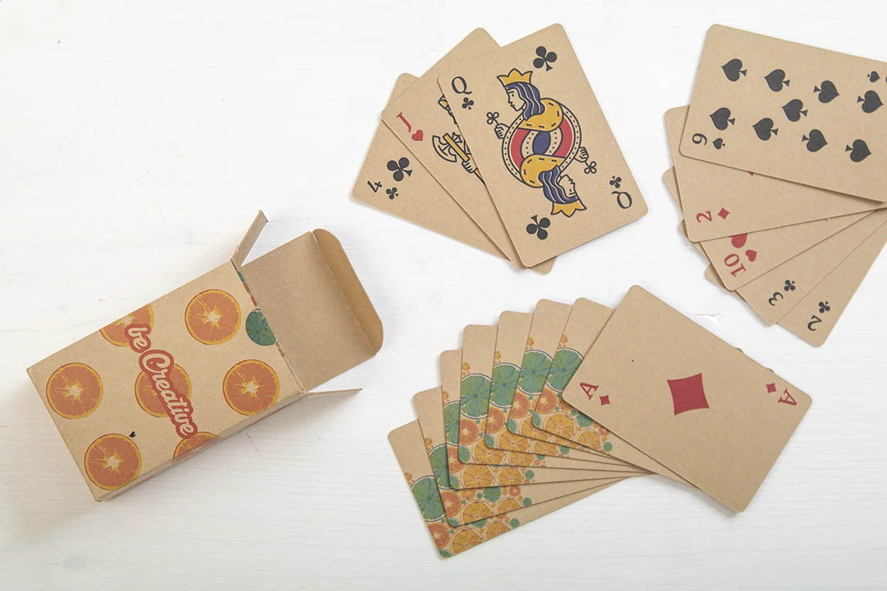 Individuelle Spielkarten CreaCard Eco, natur – Bild 6