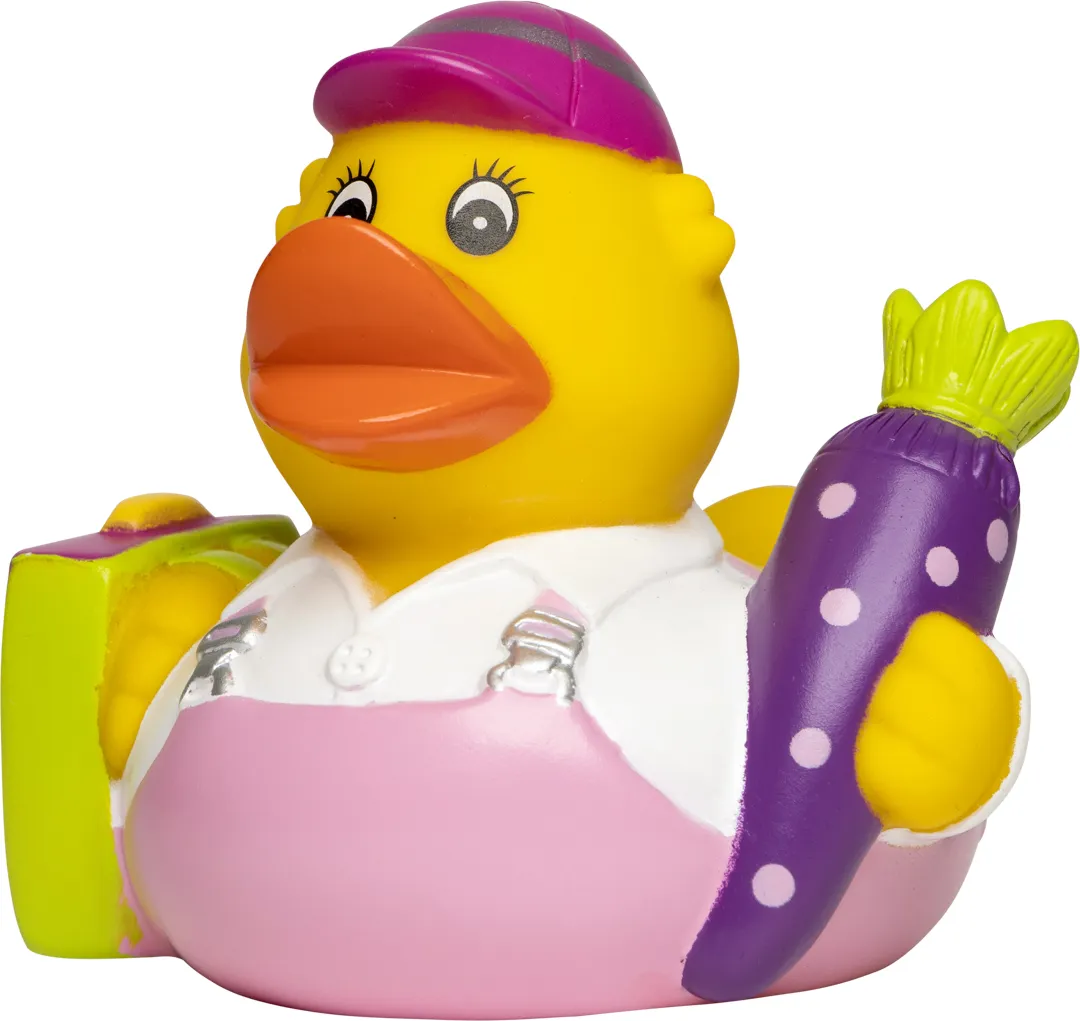Quietsche-Ente Erstklässler/-in, rosa – Bild 3
