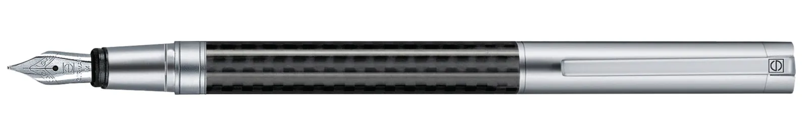 Carbon Line Füllhalter, Silber – Bild 4
