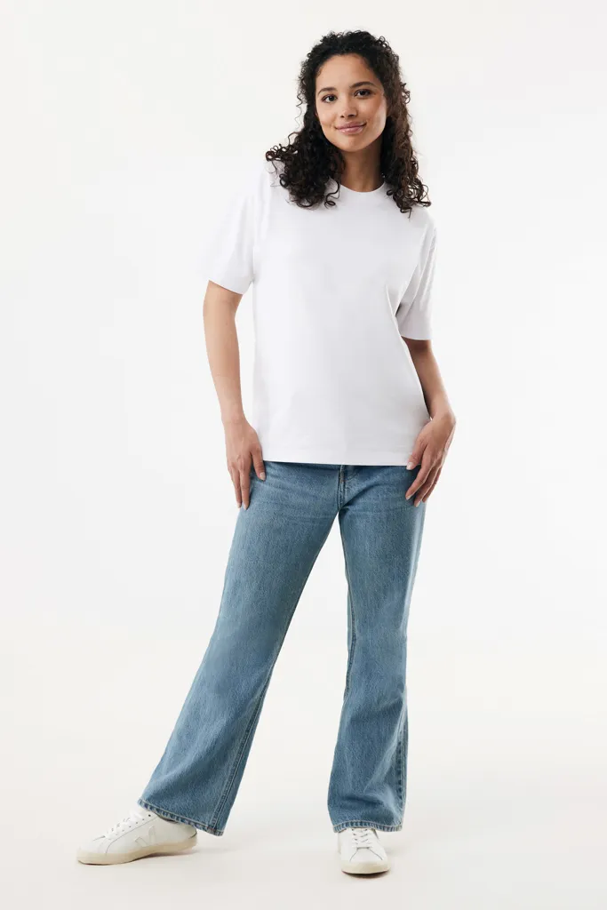 IQONIQ Nikko Heavyweight T-Shirt aus recycelter Baumwolle, recycled white – Bild 5