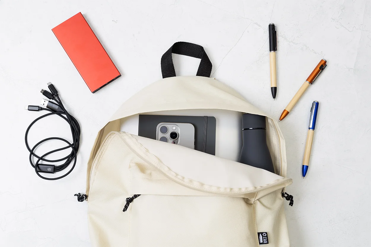 RPET-Rucksack Challenger, natur – Bild 7