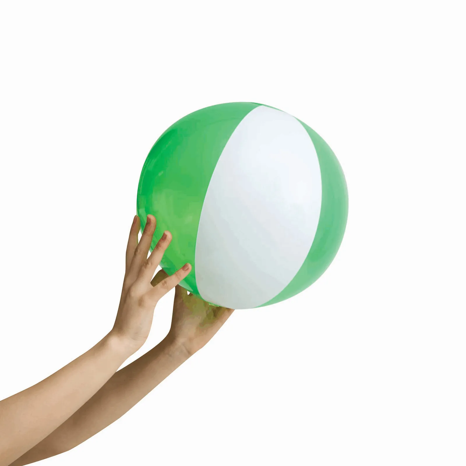 ATLANTIC SHINY - Aufblasbarer Strandball, grün, weiß – Bild 6