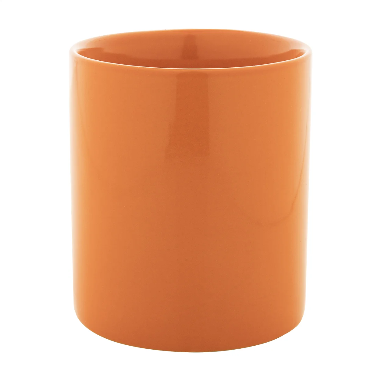 farbiger Keramikbecher Kolomu, orange – Bild 4