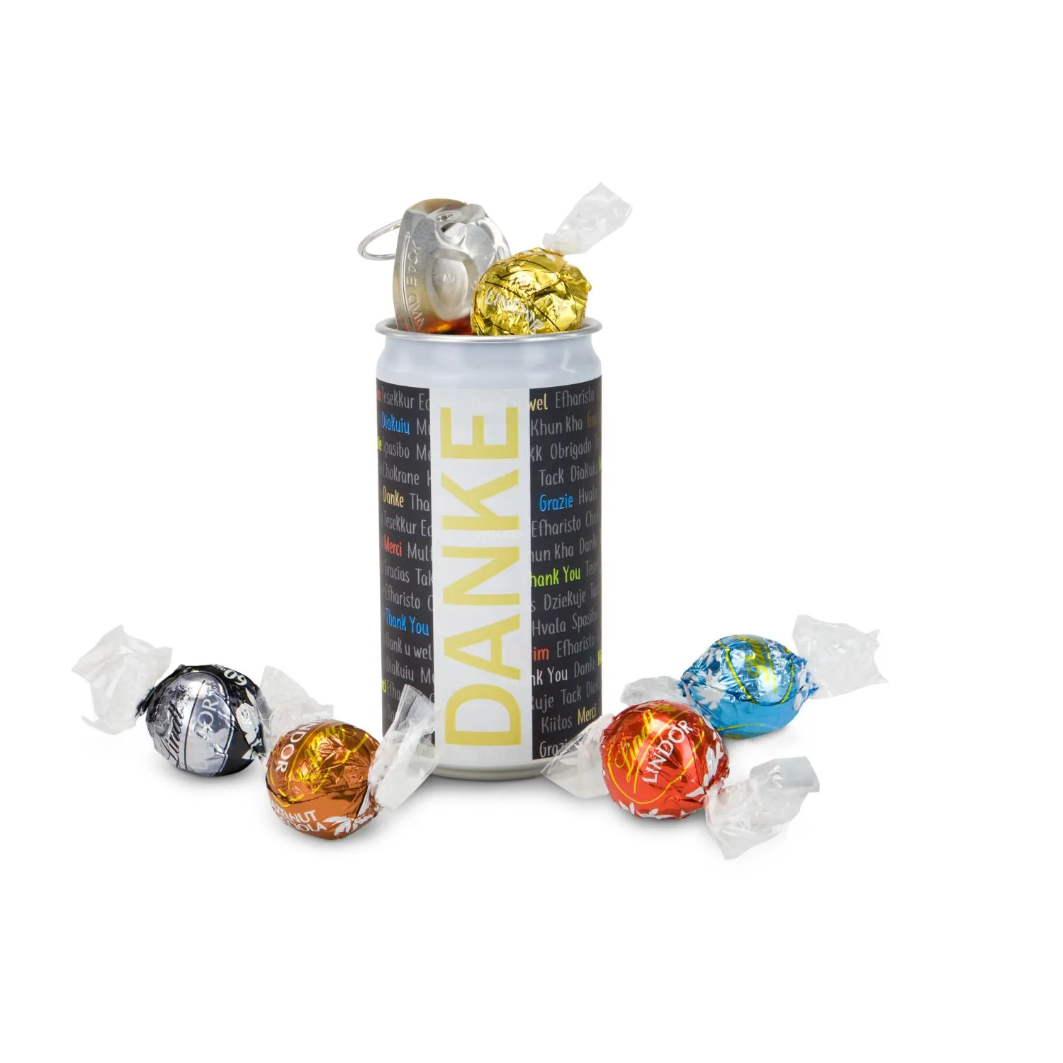 Geschenkartikel / Präsentartikel: Lindt-Geheimnis Danke, schwarz – Bild 2
