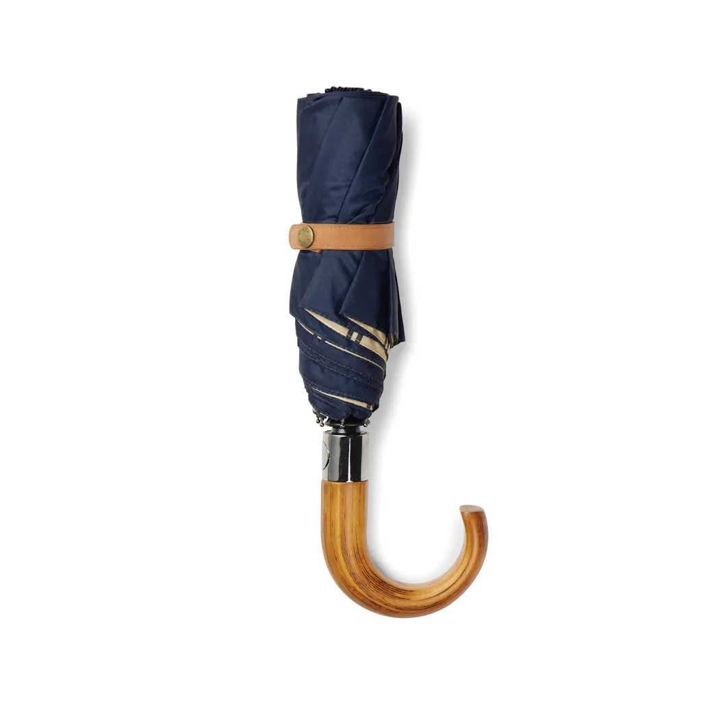 VINGA Bosler AWARE™ 21" faltbarer Schirm aus recyceltem PET, navy blau – Bild 3