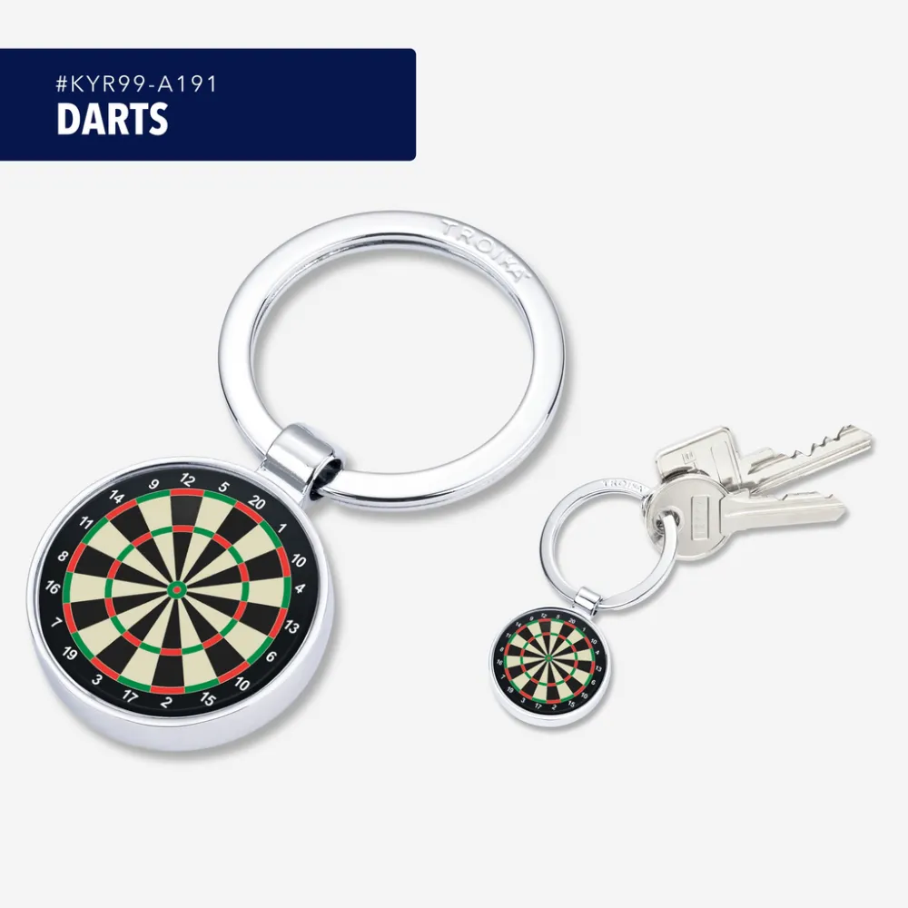 Schlüsselanhänger DARTS, mehrfarbig/silberfarben – Bild 4
