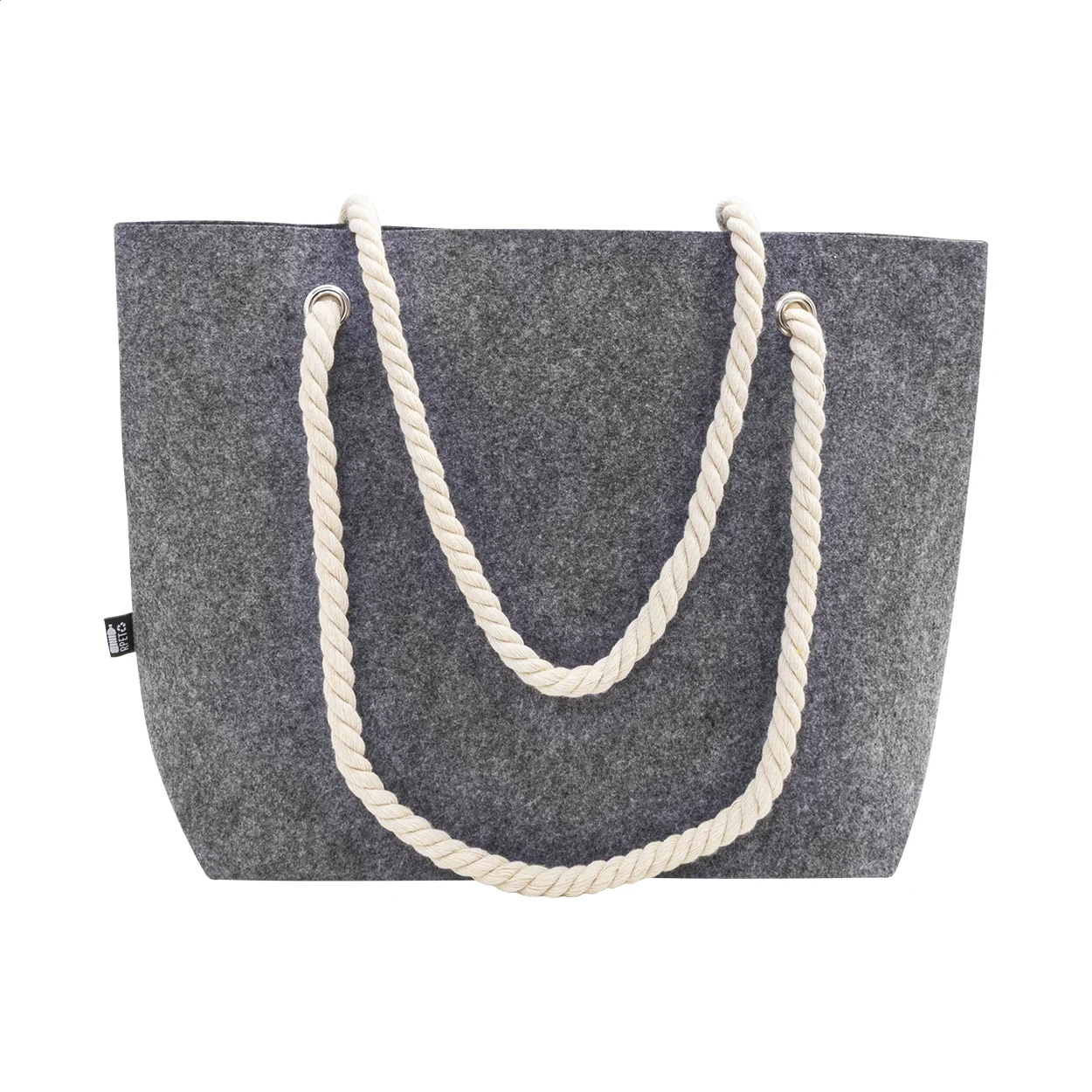 Strandtasche RPET Refelt Beach, grau – Bild 4