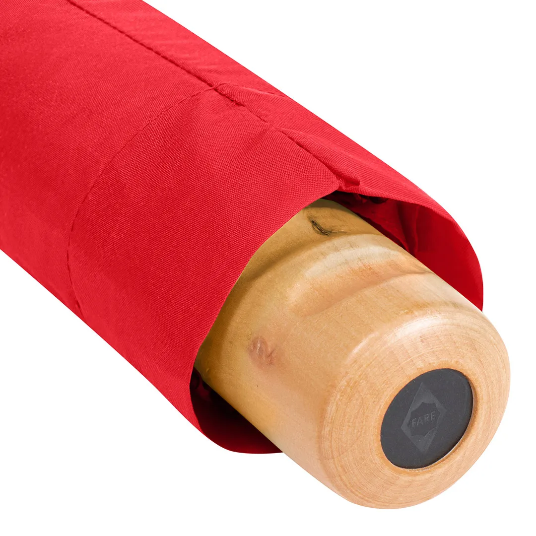 Taschenschirm ÖkoBrella, Ø 98 cm, Länge 26,5 cm, rot wS – Bild 6