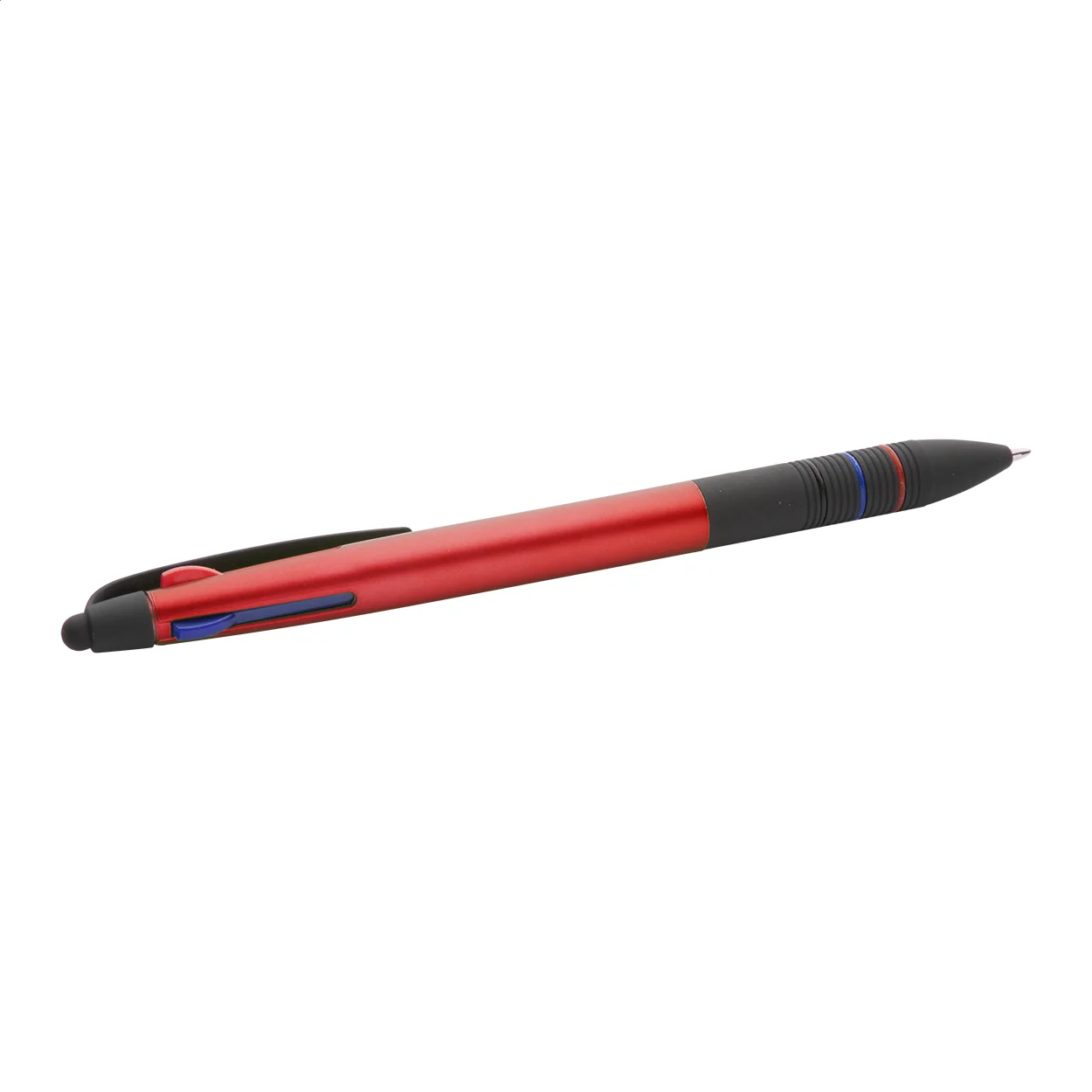 Touchpen Trime mit Kugelschreiber, rot, schwarz – Bild 2