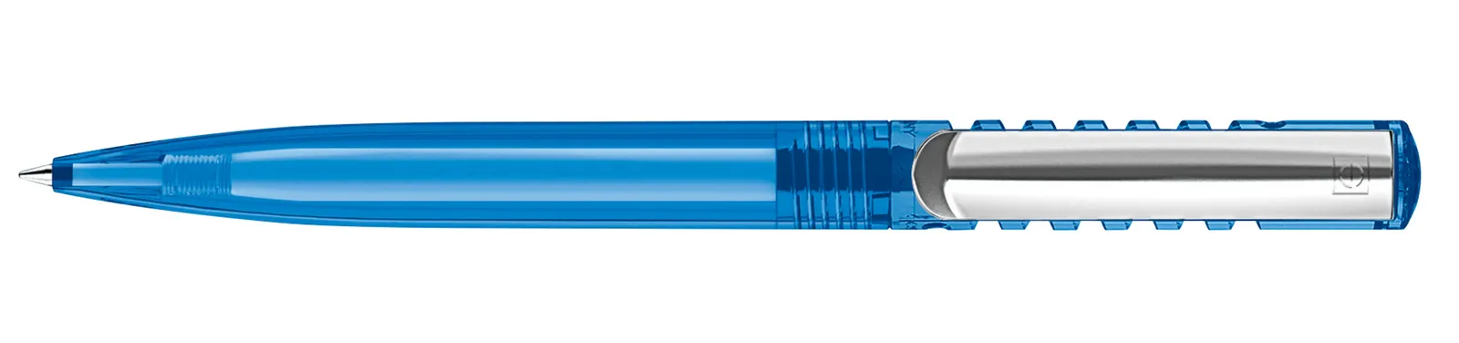 New Spring Clear MC Druckkugelschreiber, Blau 2935 – Bild 3