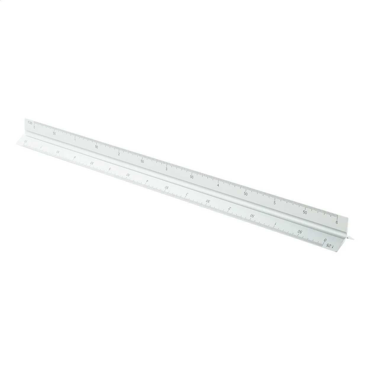 Dreieckiges Scalimeterlienal Trillin, silber – Bild 2