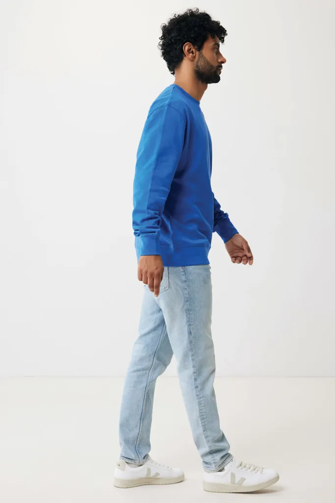 IQONIQ Etosha Lightweight Sweater aus recycelter Baumwolle, Königsblau – Bild 6