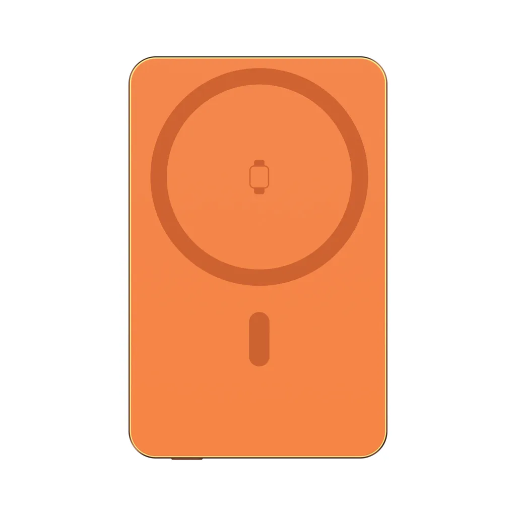 Urban Vitamin Marin 5.000mAh magnet. 15W Wireless Powerbank, orange – Bild 11