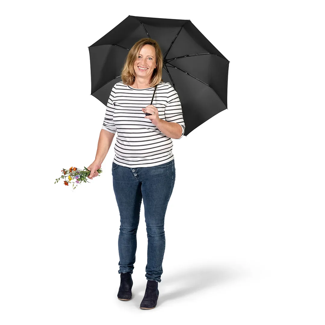 Taschenschirm ÖkoBrella, Ø 98 cm, Länge 27 cm, schwarz wS – Bild 10