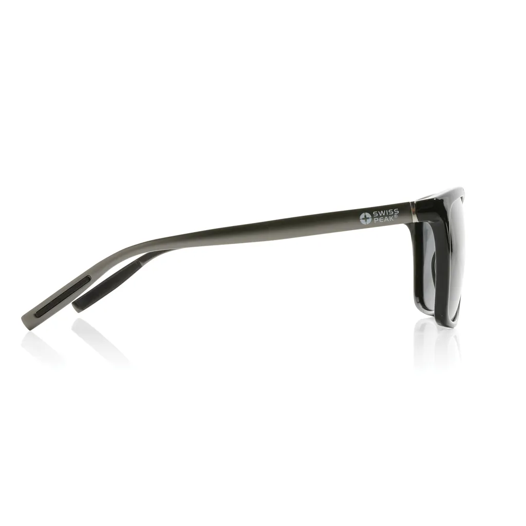 Swiss Peak polarisierte Sonnenbrille aus RCS Kunststoff, schwarz – Bild 3