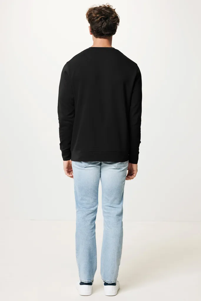 IQONIQ Etosha Lightweight Sweater aus recycelter Baumwolle, schwarz – Bild 5