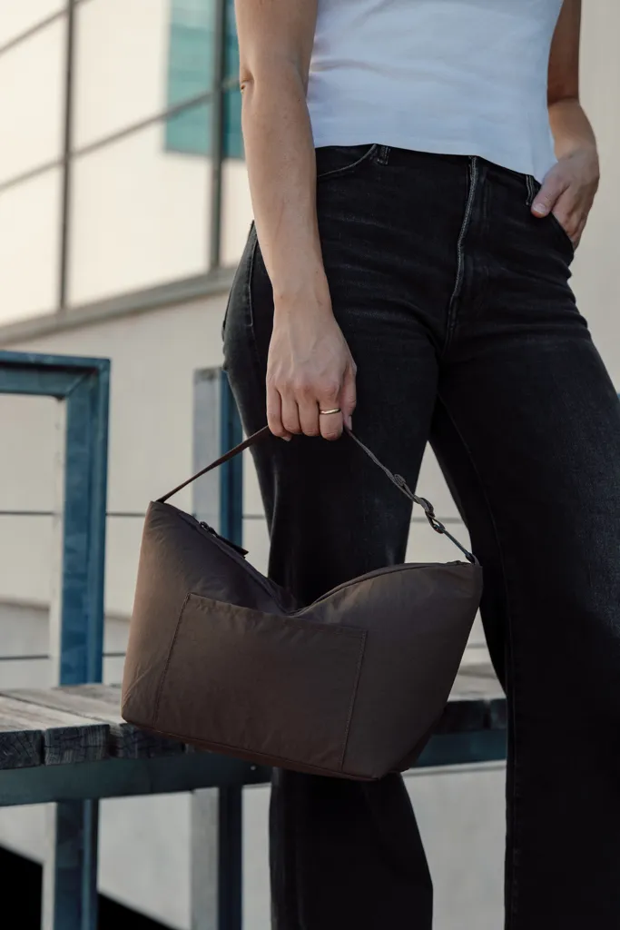 KENTO URBAN Kühltasche aus RCS recyceltem Nylon, braun – Bild 7