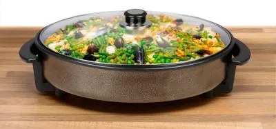 ALPINA Partypfanne 1500W Ø40cm, Schwarz – Bild 5