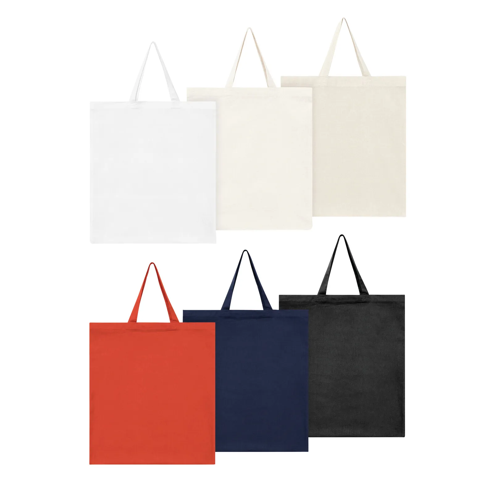 PURE - Baumwolltasche, schwarz – Bild 4