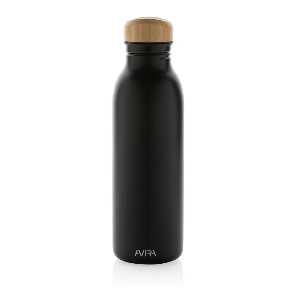 Avira Alcor 600ml Wasserflasche aus RCS rec. Stainless-Steel, schwarz – Bild 2