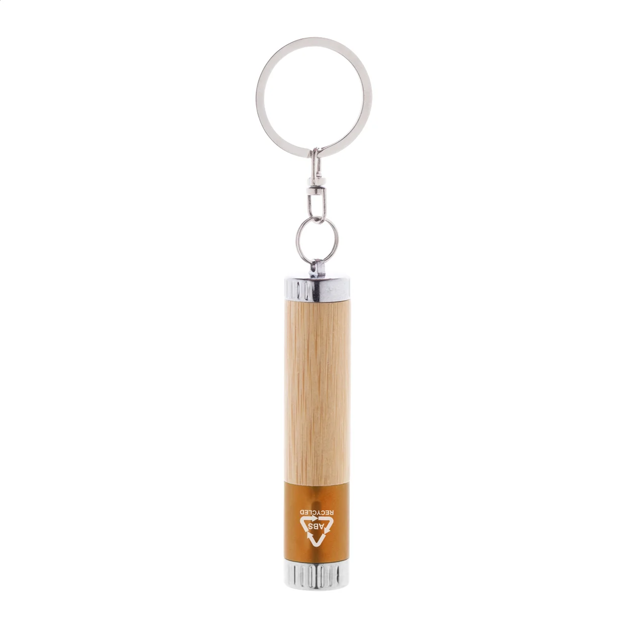 Mini-Taschenlampe Raboo, orange, natur – Bild 3