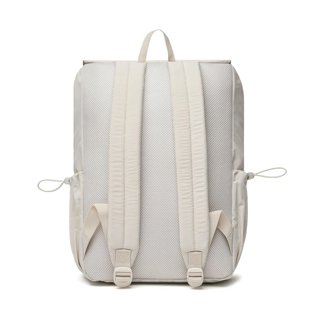 KENTO URBAN Everyday Rucksack aus RCS recyceltem Nylon, beige – Bild 2