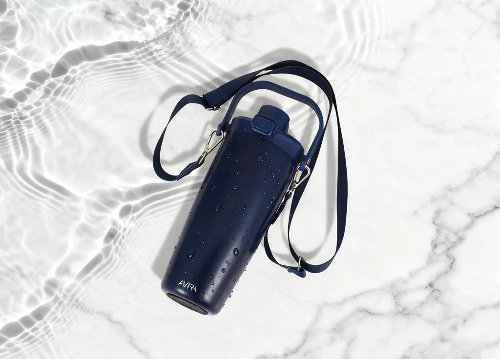 Avira Ayala Crossbody Duosip Becher aus RCS rec. Stahl, navy blau – Bild 10