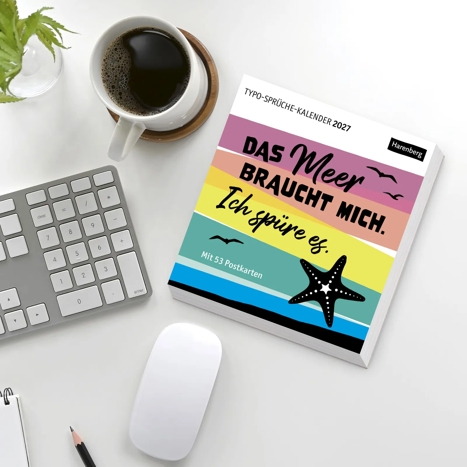 Typo-Sprüche-Kalender Postkartenkalender 2027 – Bild 14