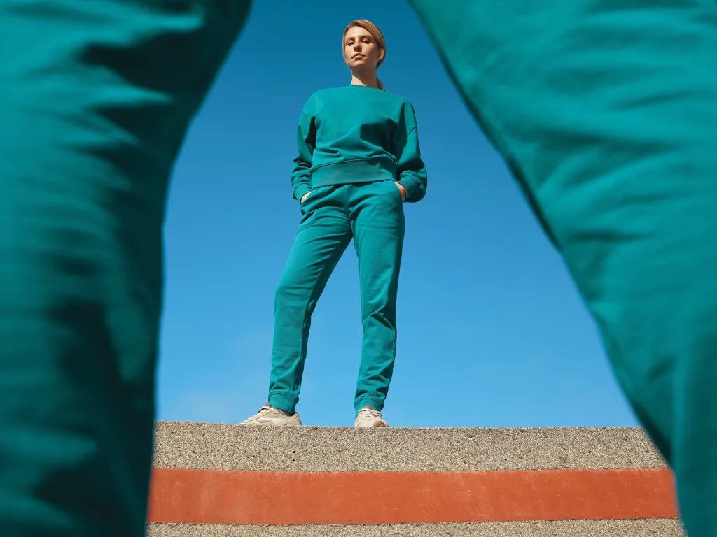 IQONIQ Cooper Jogger aus recycelter Baumwolle, verdigris – Bild 16