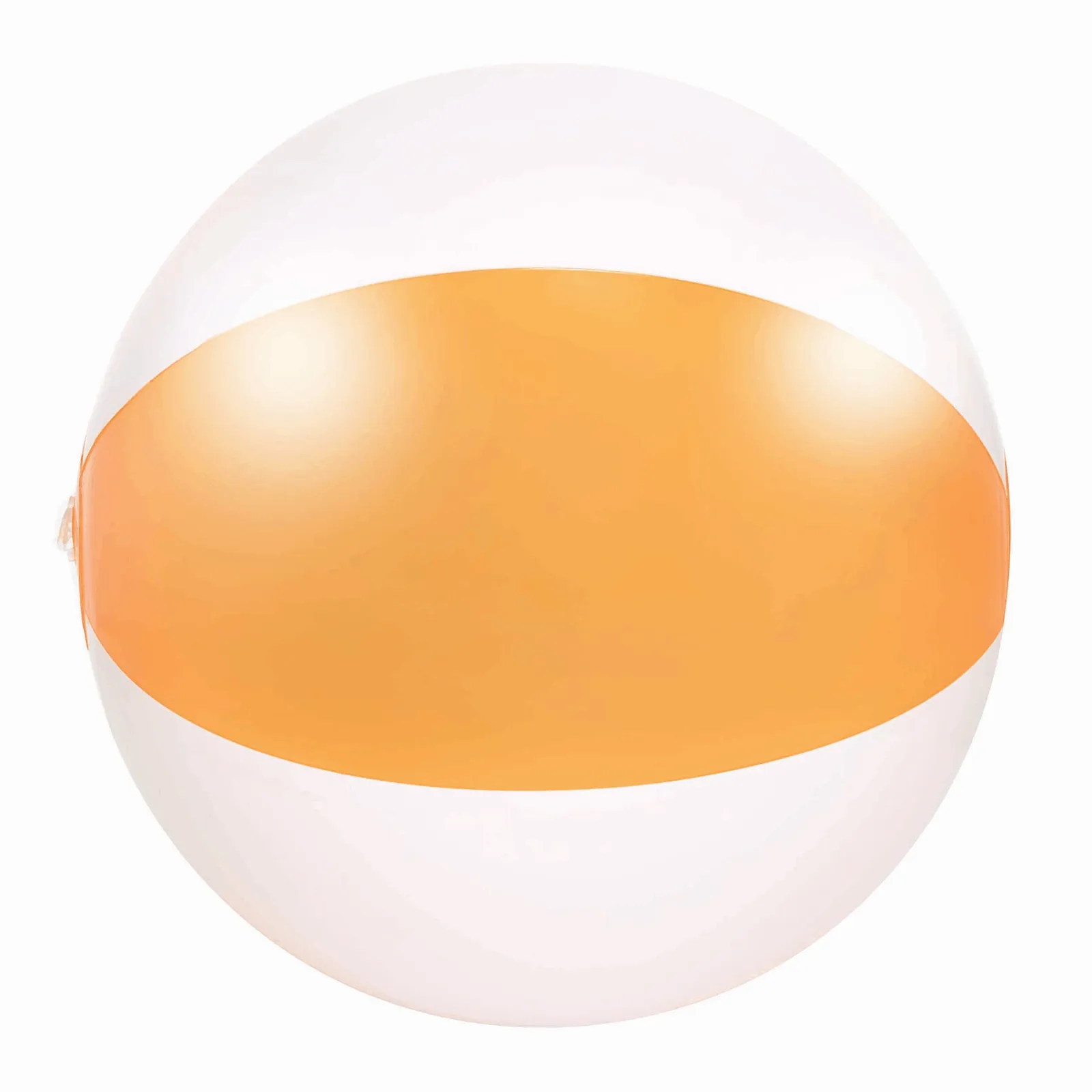 ATLANTIC SHINY - Aufblasbarer Strandball, orange, weiß – Bild 3