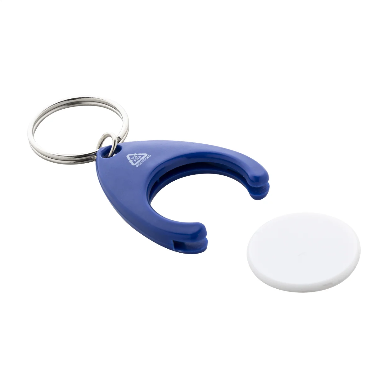 RABS-Schlüsselanhänger Neppy mit Einkaufswagenchip, blau – Bild 3