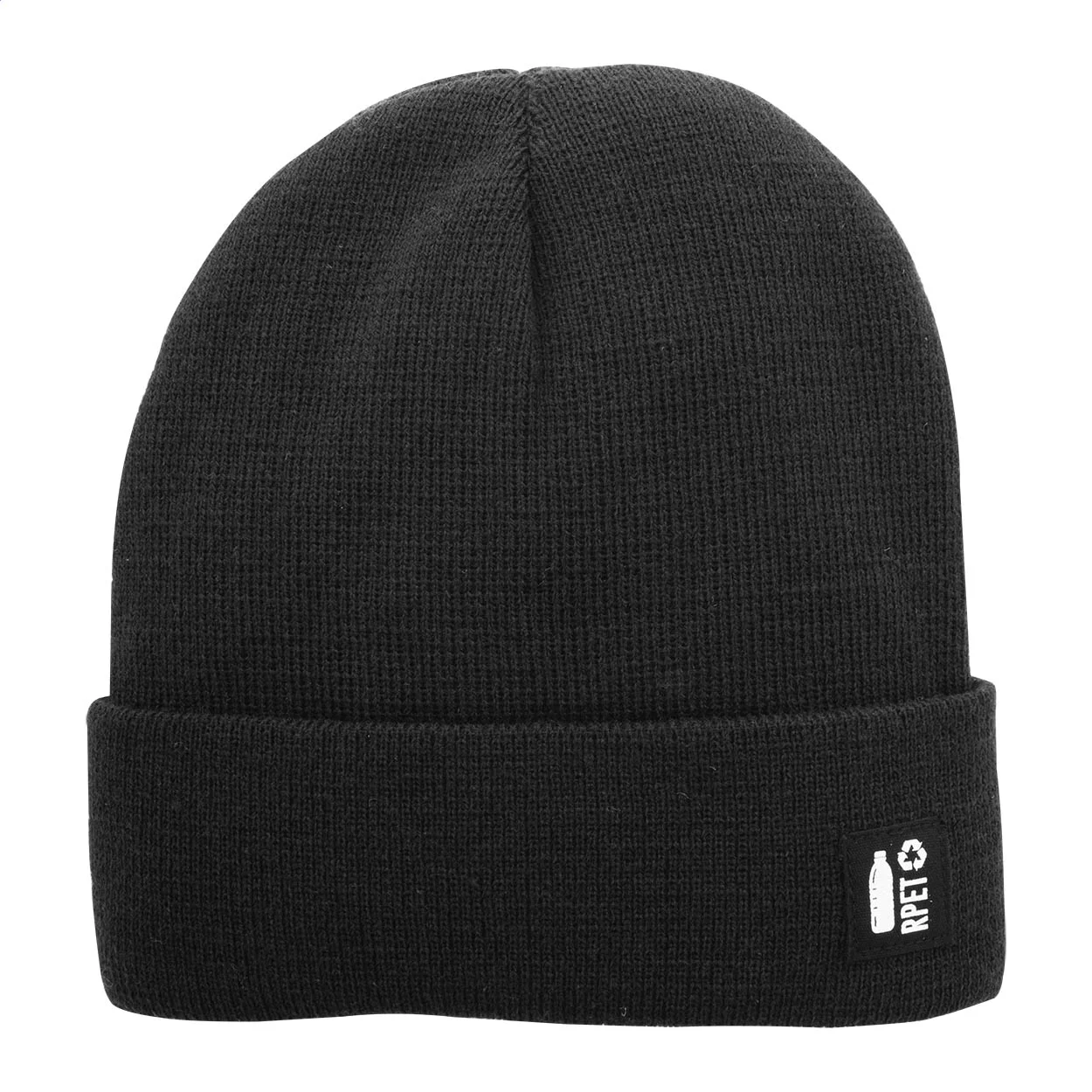 Wintermütze Peaky aus RPET, schwarz – Bild 3
