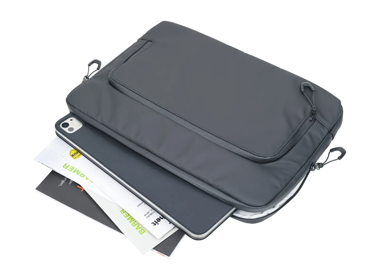 Laptoptasche TROIKA BLACK BUSINESS CARRY 2, schwarz – Bild 2