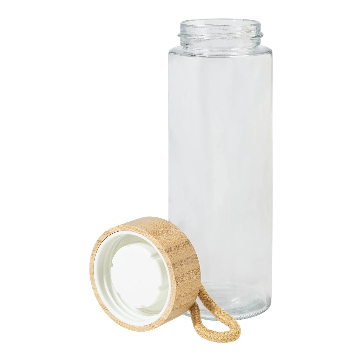 Trinkflasche Lobamba, transparent, natur – Bild 2