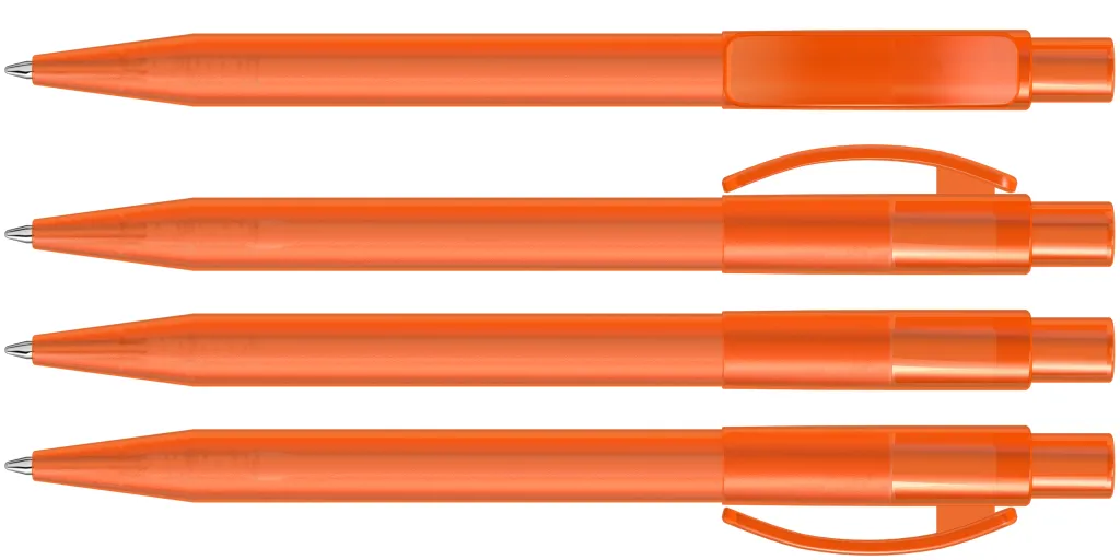 PIXEL frozen Druckkugelschreiber orange, orange – Bild 2
