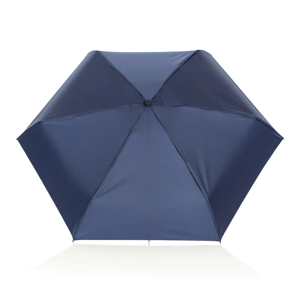 19,5“manueller Super-Mini-Schirm aus Aware™ rPET 190T Pongee, navy blau – Bild 2