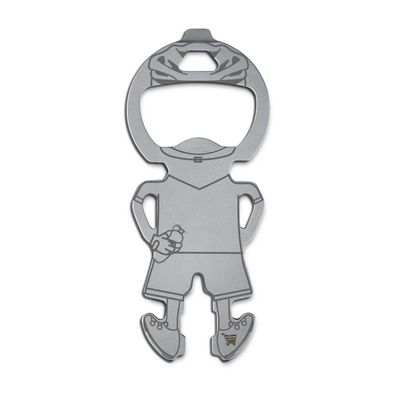 ROMINOX® Best Buddy Friend // Cyclist, silber – Bild 5