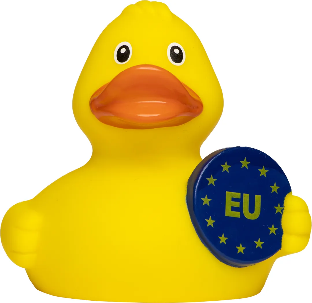Quietsche-Ente Euro, multicolour – Bild 2