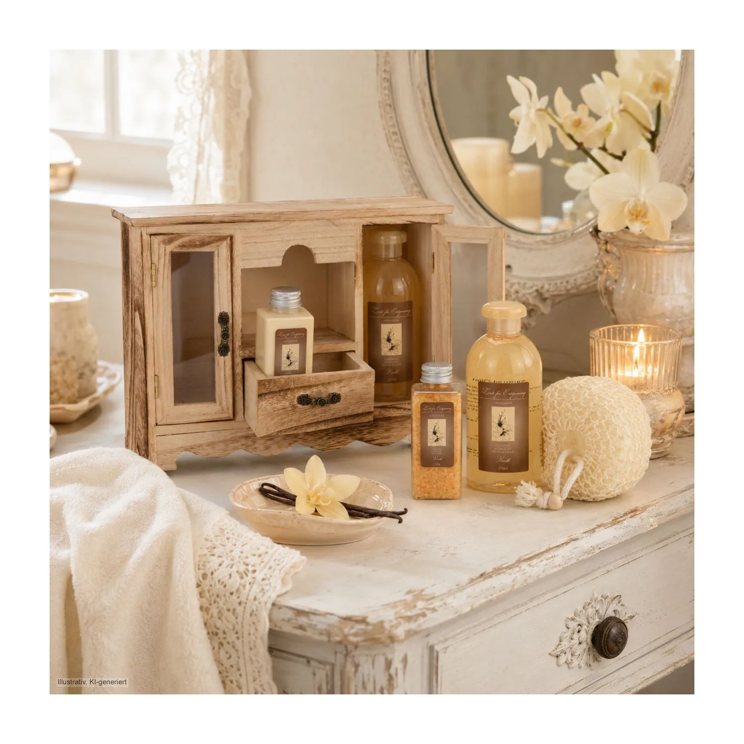 Wellness-Geschenkset: Beauty Care, braun – Bild 4