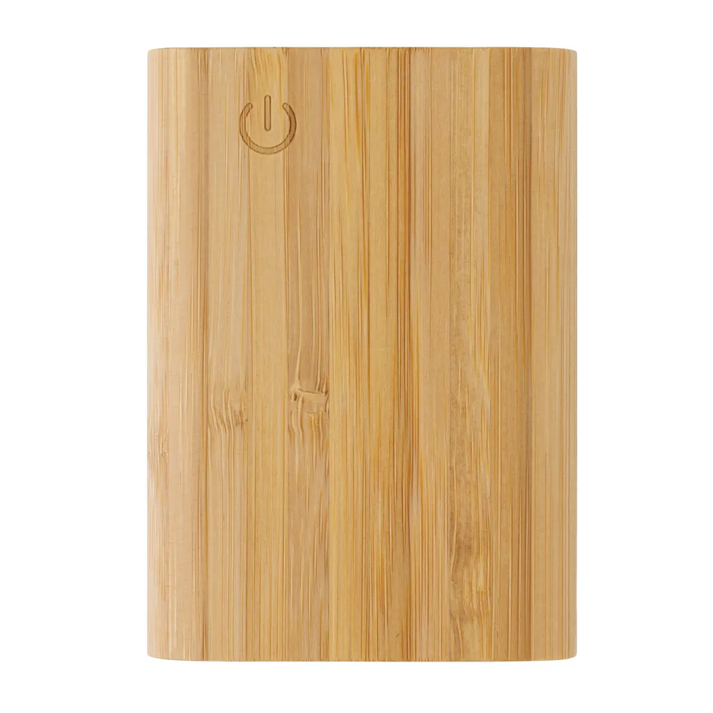 5.000mAh Bambus-Powerbank, braun – Bild 4