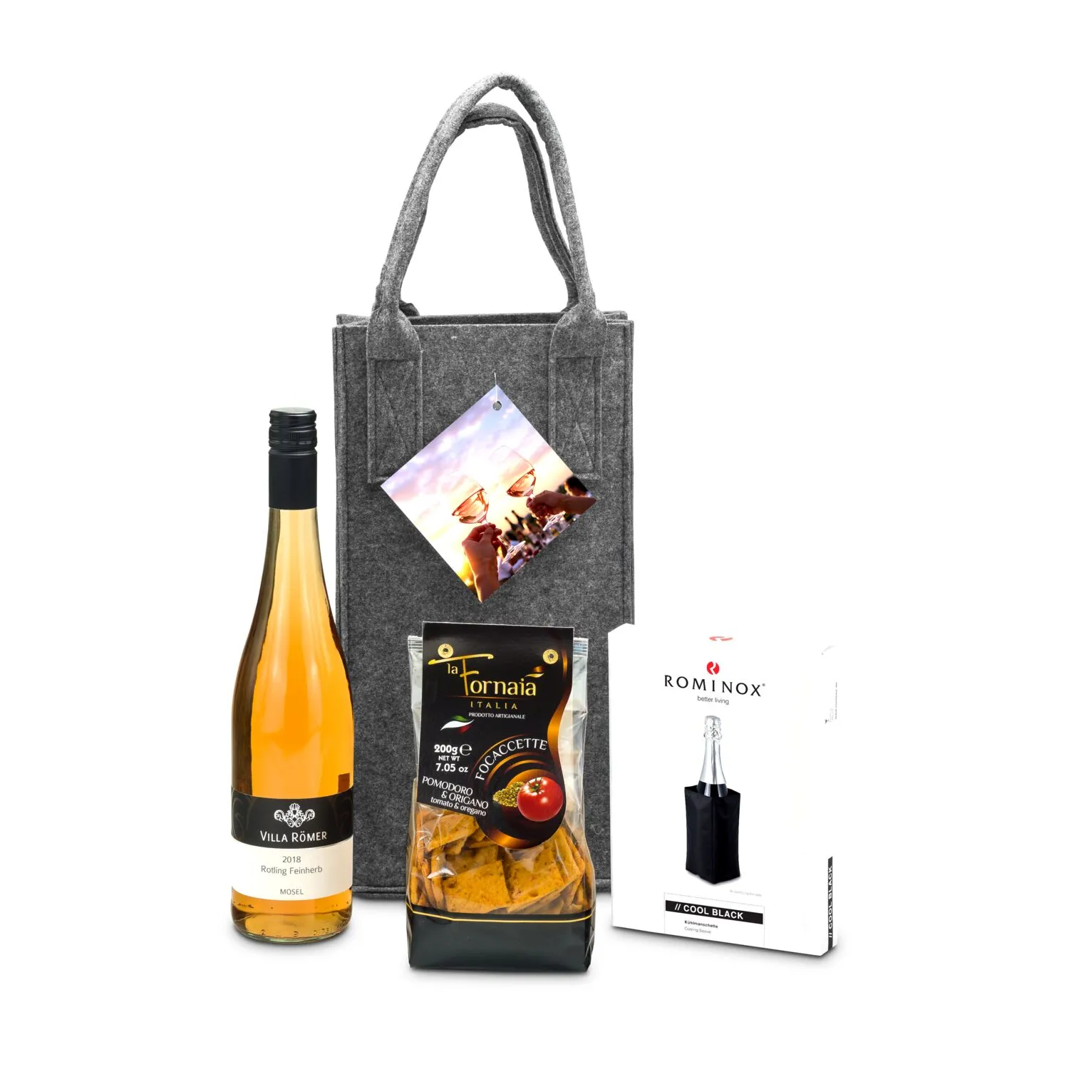 Geschenkset / Präsenteset: Sommerabend, grau – Bild 2