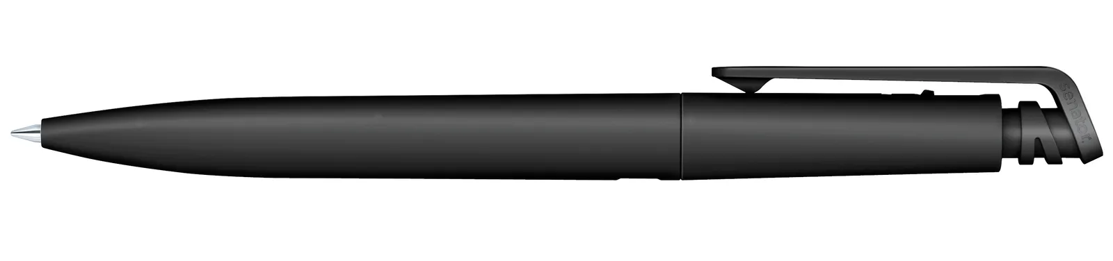 Kantaro Matt Druckkugelschreiber, Schwarz – Bild 4