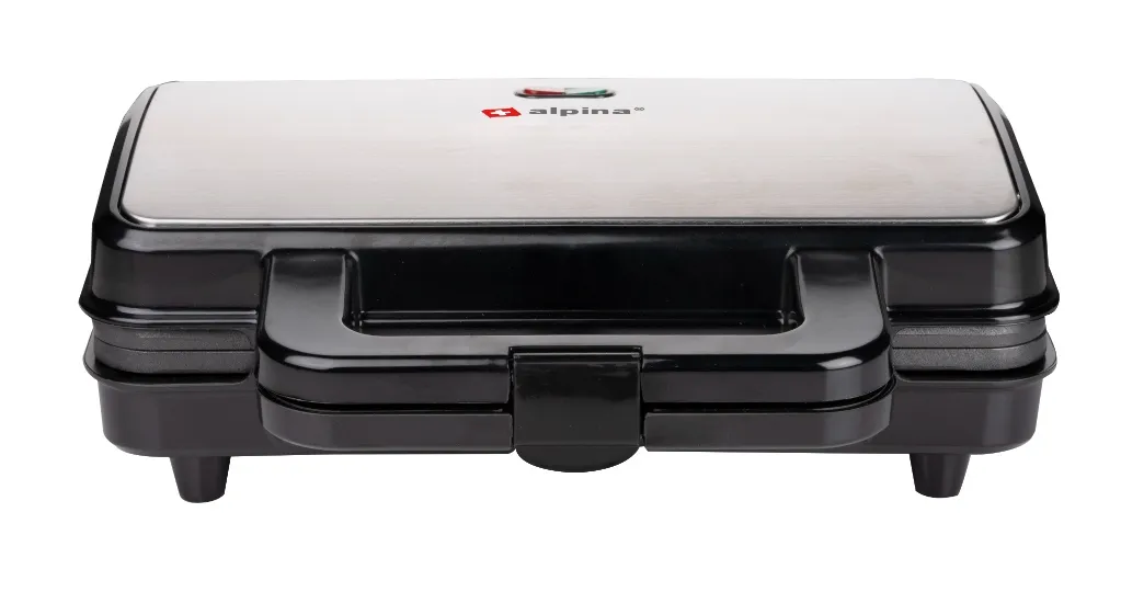 ALPINA Sandwichmaker XL 900W, Silber – Bild 6
