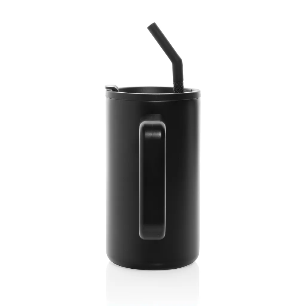 Cube Becher aus RCS recyceltem Stahl 800ml, schwarz – Bild 5