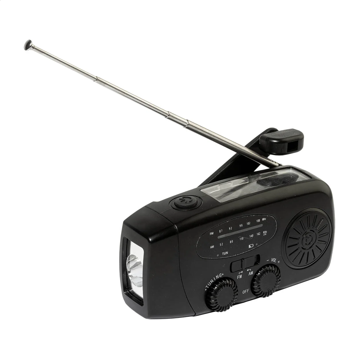 Multifunktionales Notfallradio Beacon, schwarz – Bild 9