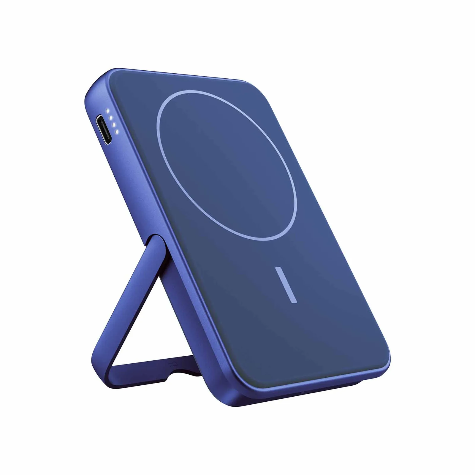 Fresh 'n Rebel Magnetische kabellose Powerbank 5000 mAh, Reinblau – Bild 5