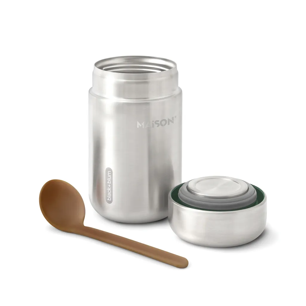 Black+Blum Food Flask 400ml, Olivgrün – Bild 4