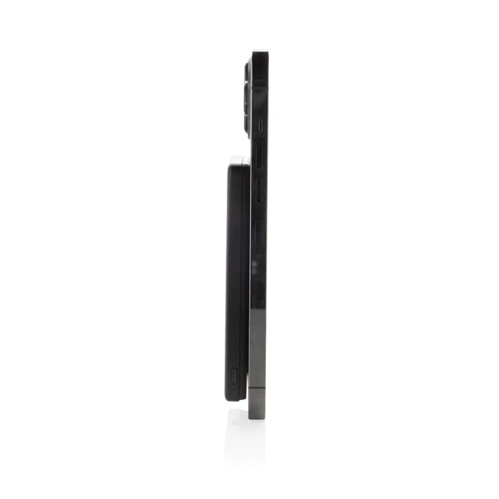 Orion 5.000mAh 5W magnetische Powerbank aus RCS rec. Alu, schwarz – Bild 3