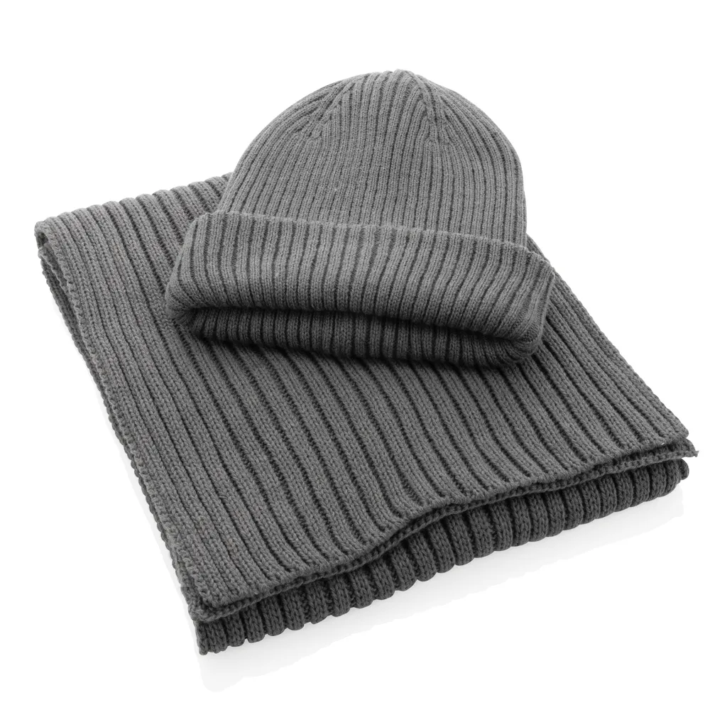 Impact AWARE™ Polylana® doppelt gestrickte Mütze, anthrazit – Bild 3