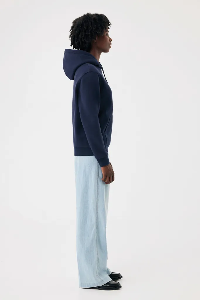 IQONIQ Joshua Hoodie aus recycelter Baumwolle, navy blau – Bild 7